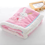 Flannel Receiving Blanket - Vignette | Couvertures Cosy
