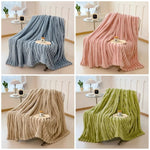 Thick striped blanket - Vignette | Couvertures Cosy