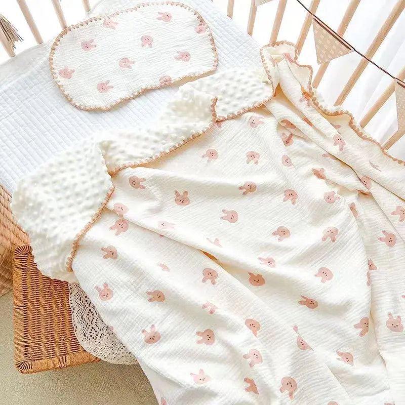 Couverture Bébé en coton à double couche Couvertures Cosy