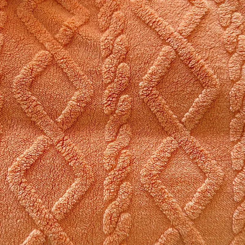 Couverture Polaire orange