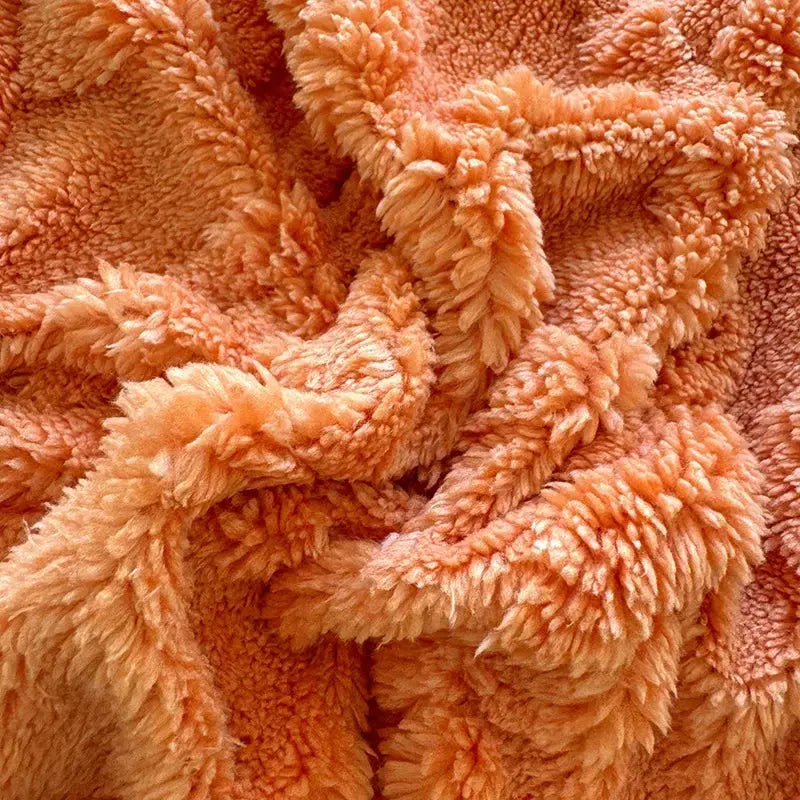 Couverture Polaire orange