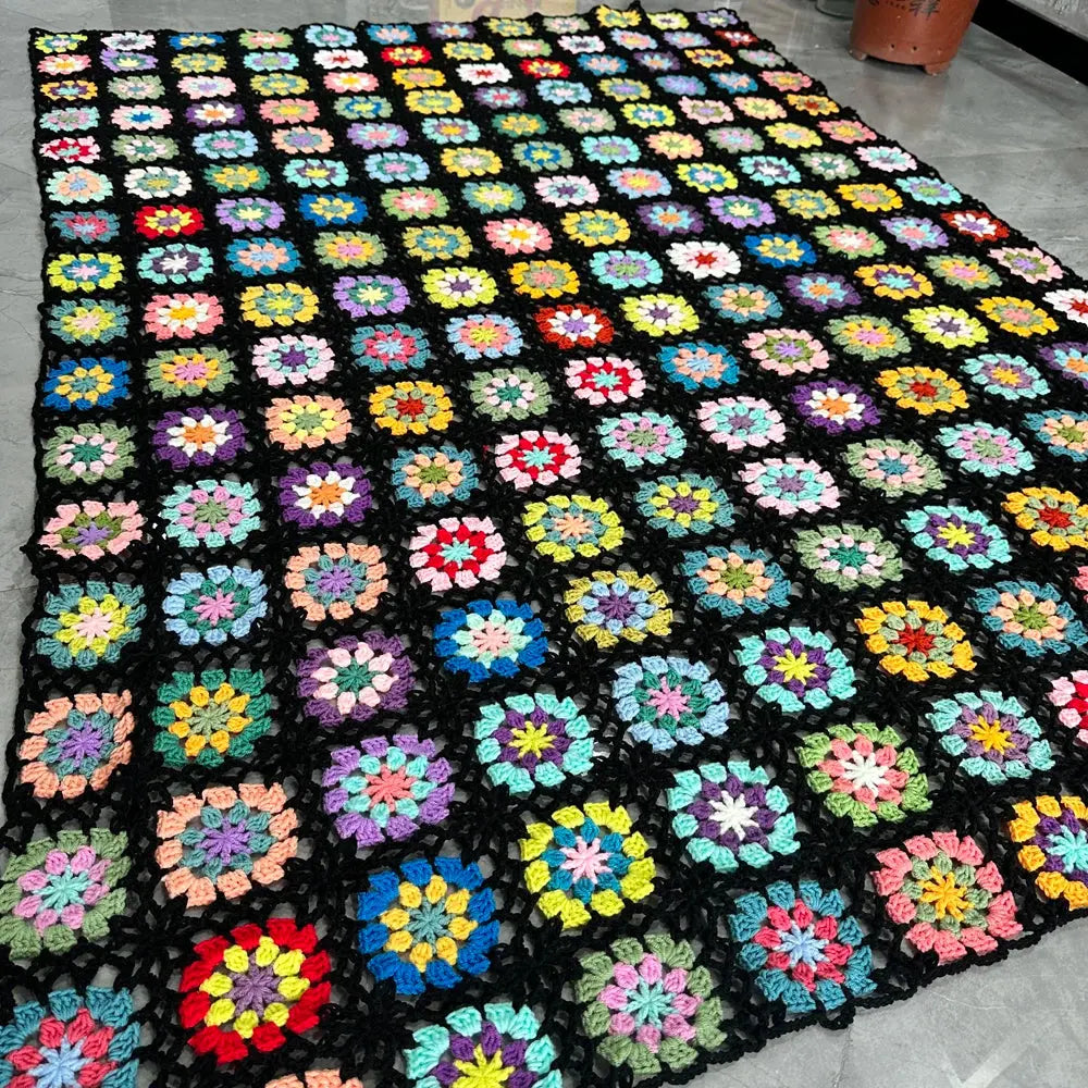 Couverture au crochet faite à la main 4