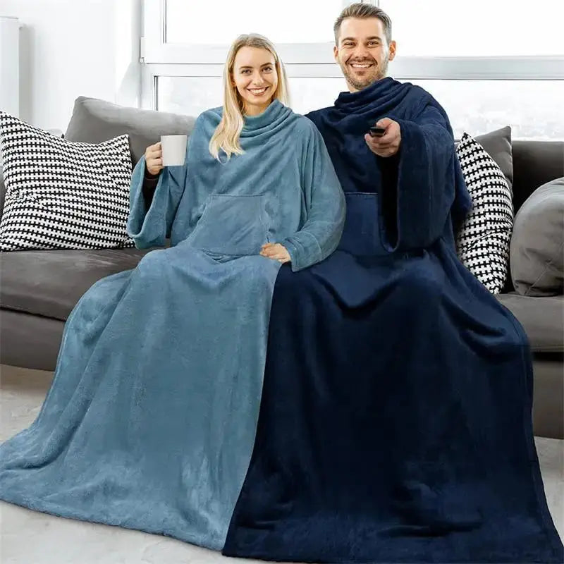 Couverture à capuche avec manche 2
