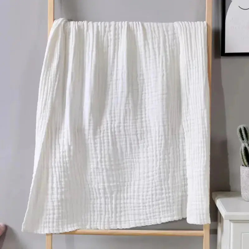 Couverture de Bébé en Gaze de Coton blanc