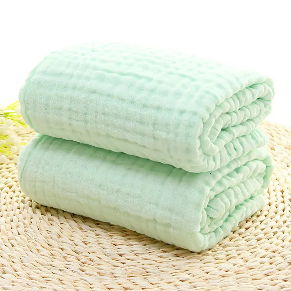 Couverture en Coton pour Bébé vert