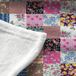 Couverture patchwork- Floral - Vignette | Couvertures Cosy