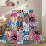 Couverture patchwork- Floral - Vignette | Couvertures Cosy