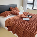 Thick striped blanket - Vignette | Couvertures Cosy