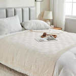 Knitted Blanket - Wool - Vignette | Couvertures Cosy