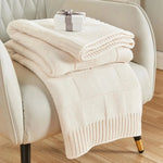 Knitted Blanket - Wool - Vignette | Couvertures Cosy