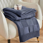Knitted Blanket - Wool - Vignette | Couvertures Cosy