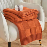 Knitted Blanket - Wool - Vignette | Couvertures Cosy