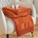 Knitted Blanket - Wool - Vignette | Couvertures Cosy