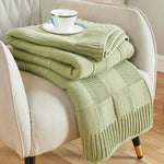 Knitted Blanket - Wool - Vignette | Couvertures Cosy