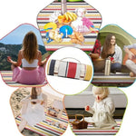 Large Foldable Beach, Camping, Picnic, or Hiking Blanket - Vignette | Couvertures Cosy