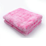 Lamb Faux Fur Fleece Blanket - Vignette | Couvertures Cosy