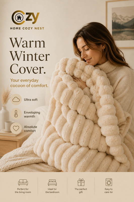 Fleece Blanket for Winter Warmth – Ultra Soft Cozy Comfort for Cold Nights