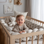 Tour de lit tressé pour bébé - Vignette | Couvertures Cosy
